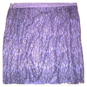 Navy Blue Forever 21 lace Mini skirt